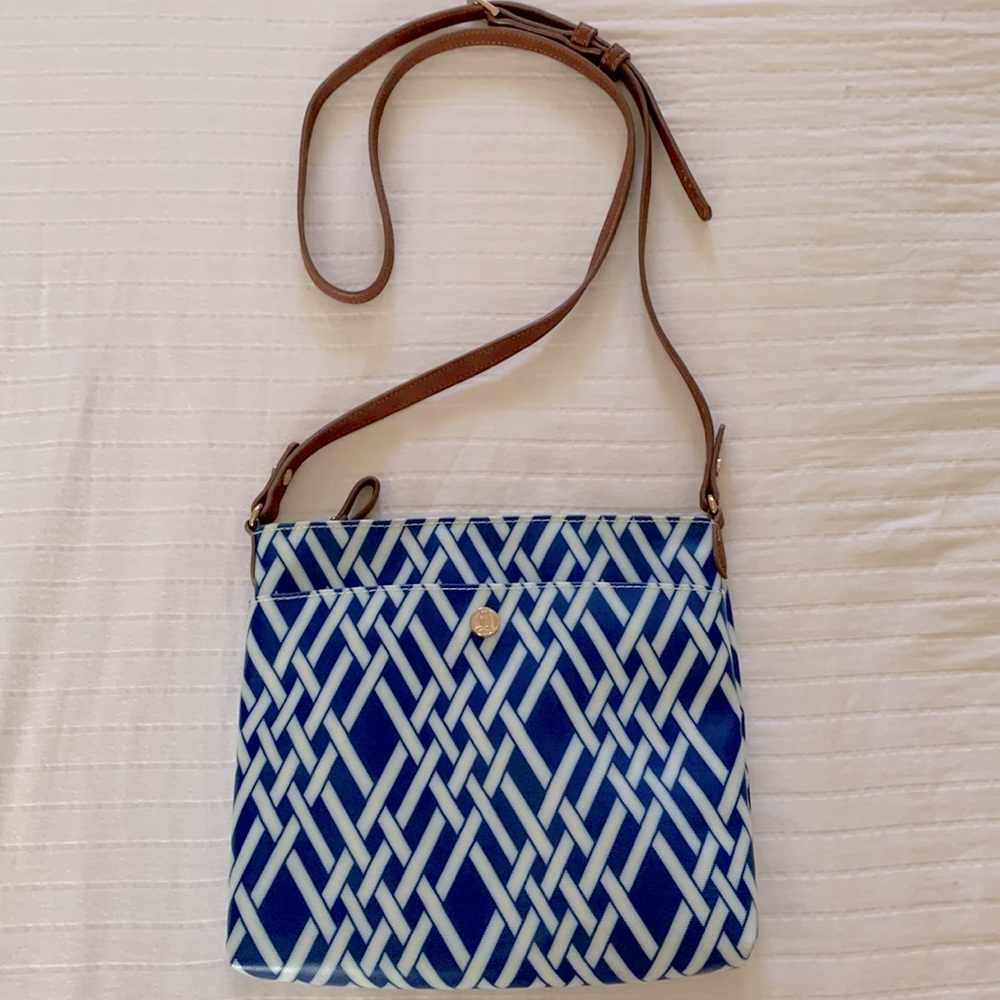 Land’s End Coated Canvas cross body bag